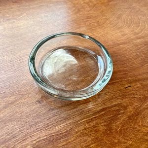 Vintage glass ashtray